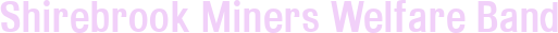 www.shirebrookmwband.co.uk Logo
